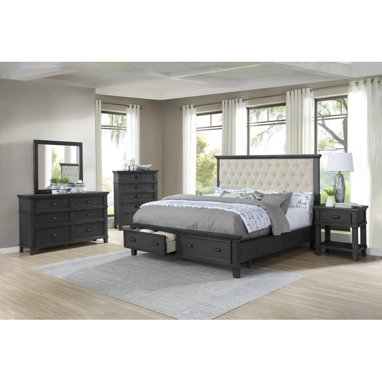 Three Posts Atharv Upholstered Platform Bedroom Set Reviews Wayfair